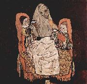 Egon Schiele, Mutter mit zwei Kindern